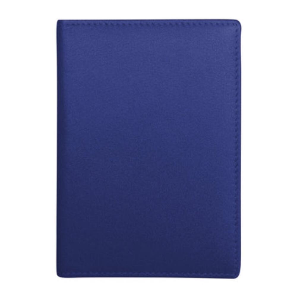 Leather RIFD Passport Wallet | Cobalt